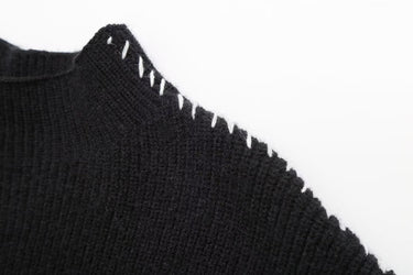 White Stripes Sweater