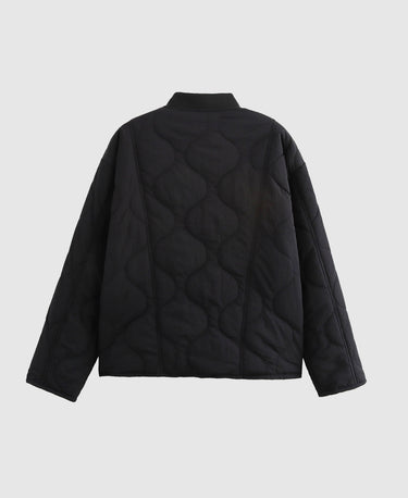 Padded Animal Print Jacket